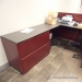 Mahogany C / U Suite Reception Desk, Transaction Counter